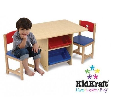 Детский стол с ящиками и двумя стульчиками Star Table&Chair Set KidKraft (26912)