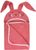 Рушник з капюшоном і вушками Bubaba by FreeON BUNNY Pink 110х75 см