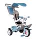 фото Триколісний велосипед з козирком, багажником та сумкою Smoby Pico Baby Balade блакитний 741400
