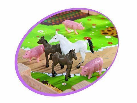 Игровой набор-конструктор Ферма с животными Eichhorn 4304