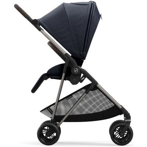 Прогулочная коляска Cybex Melio Dark Blue (с бампером)