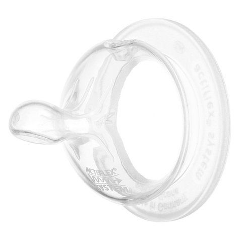 Соска антиколиковая с широким горлышком NIP L (силикон) от 0 месяцев 33041
