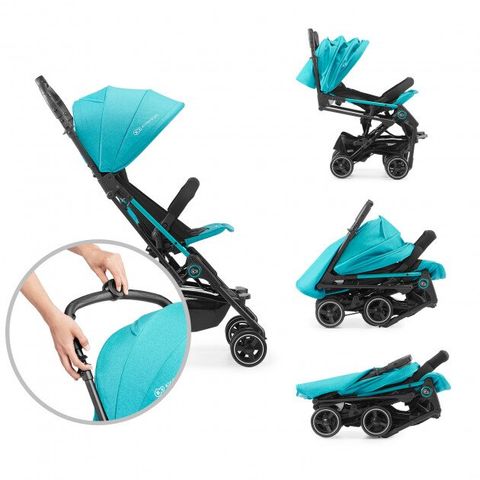 Прогулянкова коляска Kinderkraft Mini Dot Turquoise