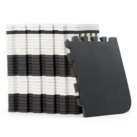 Розвиваючий килимок-пазл Kinderkraft Luno Black