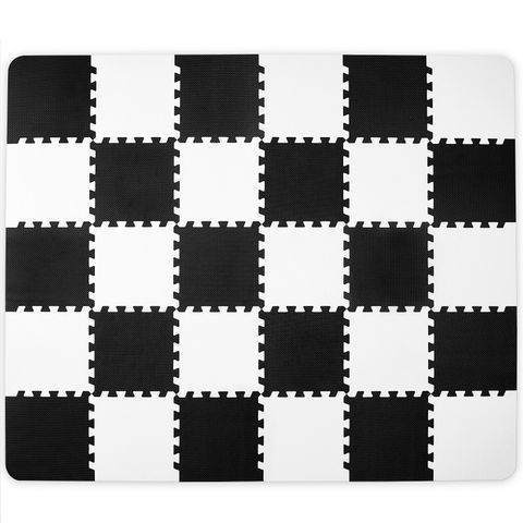 Розвиваючий килимок-пазл Kinderkraft Luno Black