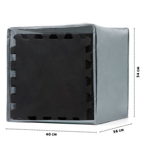 Розвиваючий килимок-пазл Kinderkraft Luno Black
