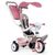 Триколісний велосипед з козирком, багажником та сумкою Smoby Pico Baby Balade рожево-сірий 741401