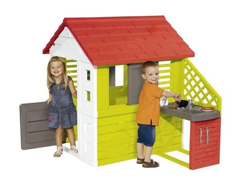 Детский домик с кухней Smoby Nature 810713