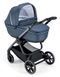 Универсальная коляска 2в1 Cam Techno Milano синий с полоской/серая рама 805T/V99/978/552K