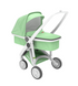 Класична коляска Greentom Upp Carrycot (White/Mint)