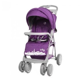 Прогулянкова коляска Babycare City BC-5201 Purple в льне