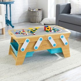 Дерев'яний ігровий стіл для конструкторів KidKraft Building Bricks 17512