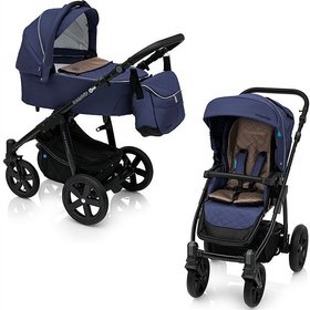 Універсальна коляска 2в1 Baby Design Lupo Comfort 2019 03 Navy