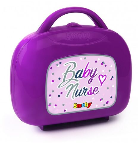 Кейс Smoby Baby Nurse Прованс з аксесуарами для годування і догляду 220341