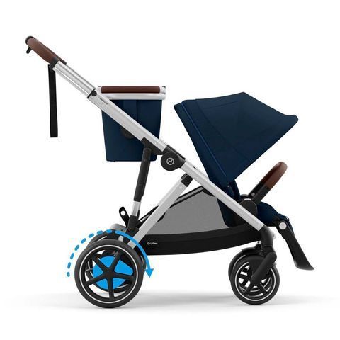 Прогулочная коляска Cybex eGazelle S SLV Ocean Blue