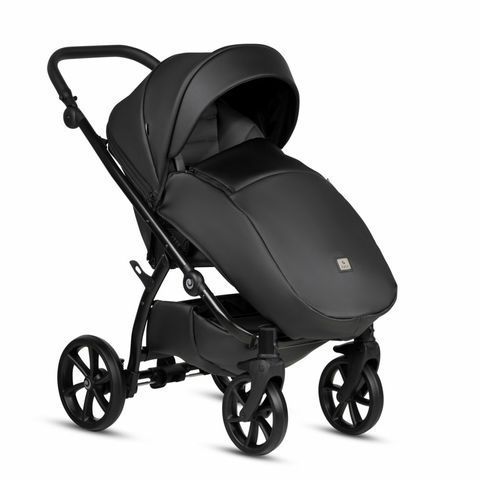 Універсальна коляска 2 в 1 TUTIS Uno5+ Leather collection (Jet Black)