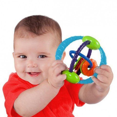 Игрушка-прорезыватель Oball Крути-верти Kids II