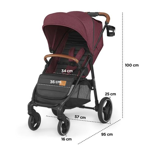 Прогулянкова коляска Kinderkraft Grande 2020 Grey