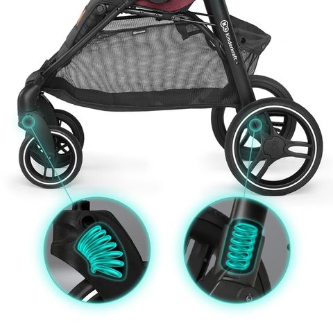 Прогулянкова коляска Kinderkraft Grande 2020 Grey