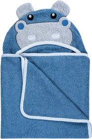 Рушник з капюшоном і вушками Bubaba by FreeON HIPPO Blue 110х75 см