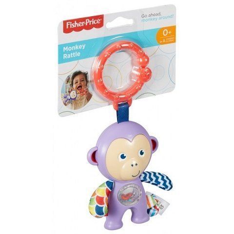Погремушка-прорезыватель Веселые животные в ассортименте Fisher-Price (DYF90)