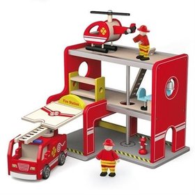 Игровой набор Viga Toys Пожарная станция 50828