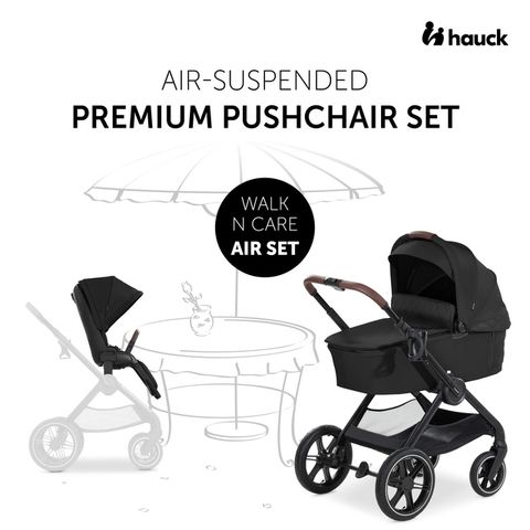 Универсальная коляска 2в1 Hauck Walk N Care Air Black