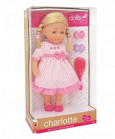 Кукла DollsWorld Шарлотта блондинка (36 см)