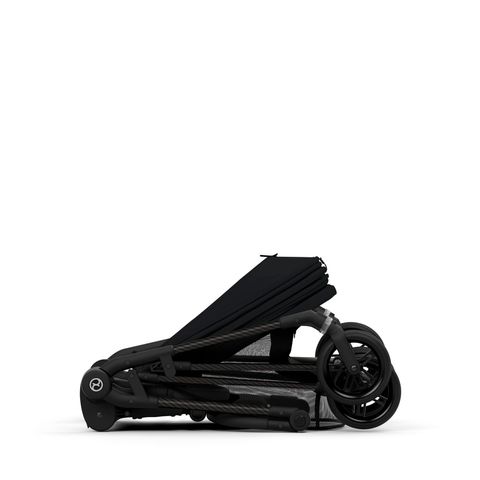 Прогулянкова коляска Cybex Melio Carbon Moon Black New Collection