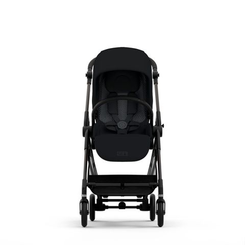 Прогулянкова коляска Cybex Melio Carbon Moon Black New Collection