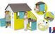 фото Игровой домик Smoby "Радужный" с летней кухней и 17 аксессуаров (810722)