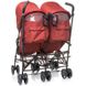 фото Прогулочная коляска для двойни 4Baby Twins Red