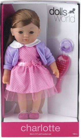 Кукла DollsWorld Шарлотта рыжая (36 см)