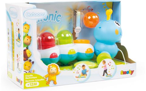 Электронная игрушка Smoby Cotoons Гусеница со звуковыми и световыми эффектами 110422