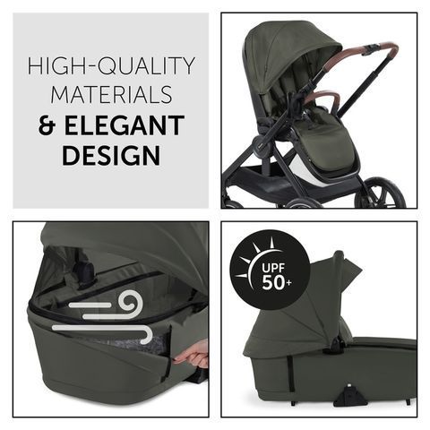 Універсальна коляска 2в1 Hauck Walk N Care Air Dark Olive