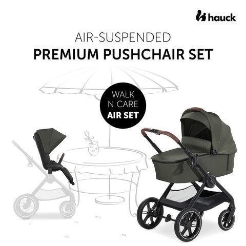 Універсальна коляска 2в1 Hauck Walk N Care Air Dark Olive