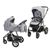Універсальна коляска 2в1 Baby Design Husky NR 2021 107 Silver Gray