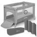 Манеж Lionelo Stefi grey concrete multicolor