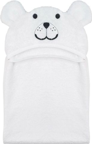Рушник з капюшоном і вушками Bubaba by FreeON TEDDY White 110х75 см
