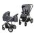 Універсальна коляска 2в1 Baby Design Husky NR 2021 117 Graphite