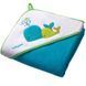 Полотенце с капюшоном BabyOno Frotte 76x76 см Кит Голубой (141/04)