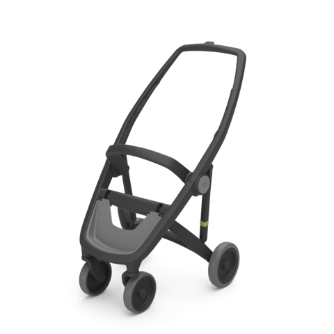 Універсальна коляска 2в1 Greentom Upp Carrycot+Reversible (Black/Teal)