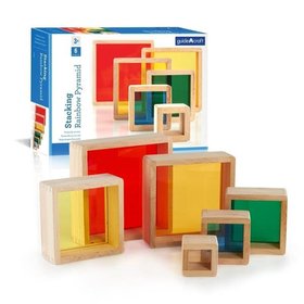 Набор блоков Guidecraft Block Play Цветная Пирамидка G5066