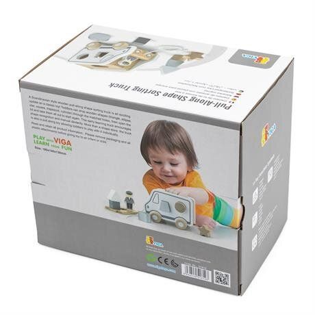 Дерев'яна каталка-сортер Viga Toys Вантажівка 51612