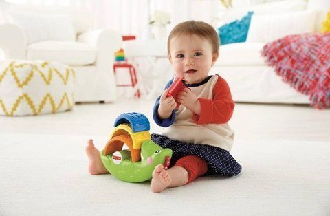 Веселый крокодил Складывай и качай Fisher-Price (CDC48)