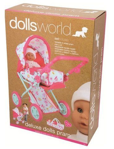 Кукольная коляска с переноской DollsWorld