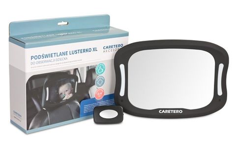 Зеркало Caretero XL для наблюдения за ребенком в автокресле