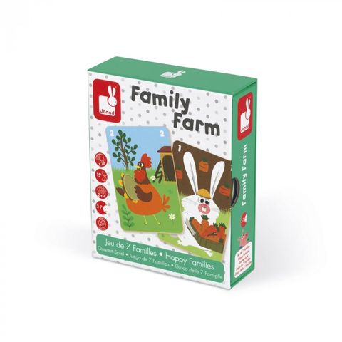 Настільна гра Janod Happy Families Ферма J02756