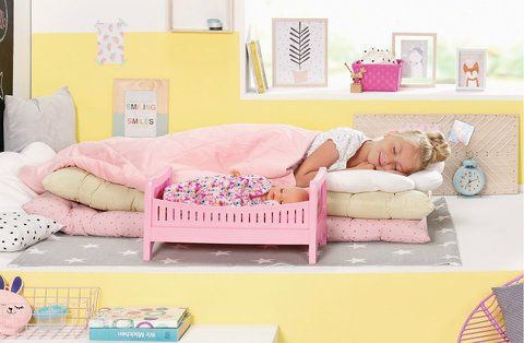 Кроватка для куклы Baby Born Сладкие сны Zapf Creation 824399