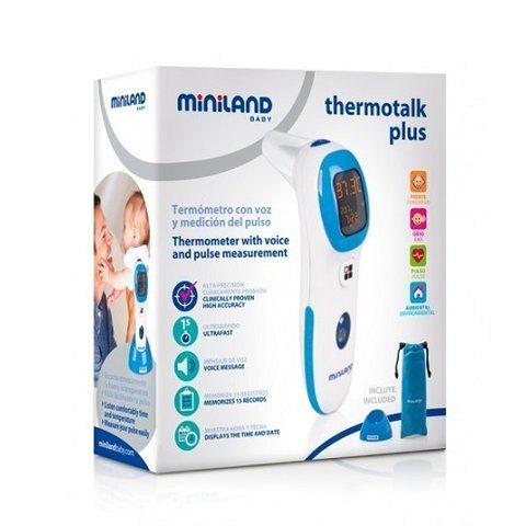 Инфракрасный многофункциональный термометр Miniland Thermotalk Plus 89068